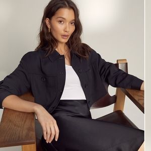 NWT aritzia Wilfred little cropped jacket